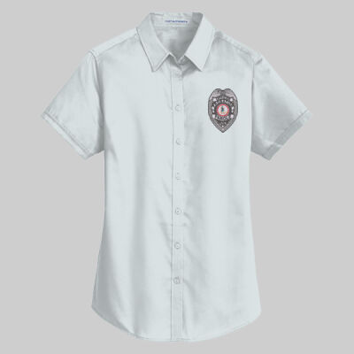 Women's Short Sleeve SuperPro Twill Shirt - VPPA - Light Color Thumbnail