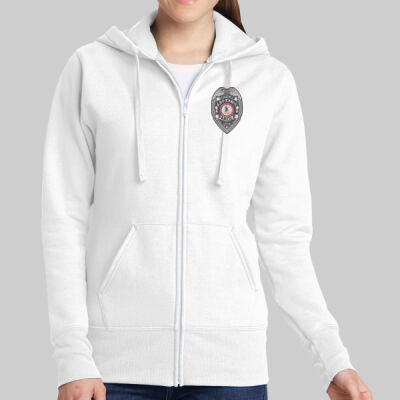Women's Core Fleece Full Zip Hooded Sweatshirt - VPPA - Light Color Thumbnail
