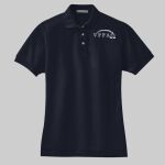 Women's Heavyweight Cotton Pique Polo Thumbnail